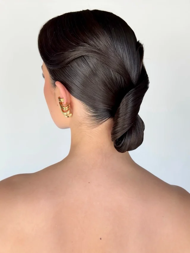 Years ago, I probably never would have shared this type of look on my bridal page.

For the longest time, I avoided posting anything that felt too non-traditional because I thought bridal hair had to fit into a certain box.

But recently I’ve really embraced that I’m not actually a traditional bridal hairstylist.

I can’t help but create looks that push the limits of bridal a little. I’m constantly inspired by runway hair, red carpet beauty and the editorial hairstylists I’ve admired for years.

Bridal hair doesn’t need to look like a uniform where every bride ends up with some version of the same thing.

I never really approach a bride by asking, “what are we doing with your hair?” Of course I want to know what you love and where your comfort level is, but my job is also to introduce you to styles that combine those elements with my own eye for fashion-forward hair.

My brand, or my “signature,” has evolved a lot over the years, and now I fully embrace being a bridal hairstylist who takes inspiration from high fashion hair and translates it into something soft and elegant enough to be “bridal”.

I don’t just want to create looks that follow bridal hair trends. I want to create looks that shape them.

Hair by #bridalhaircouturebykatie