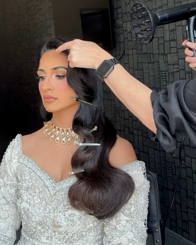 Mishal, my belle 🤍 @herkitab 

Hair #bridalhaircouturebykatie 
Makeup @mandybamrah